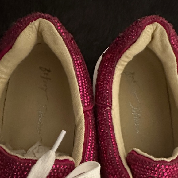 Betsey Johnson pink sparkling shoes, size 9 - Picture 4 of 6